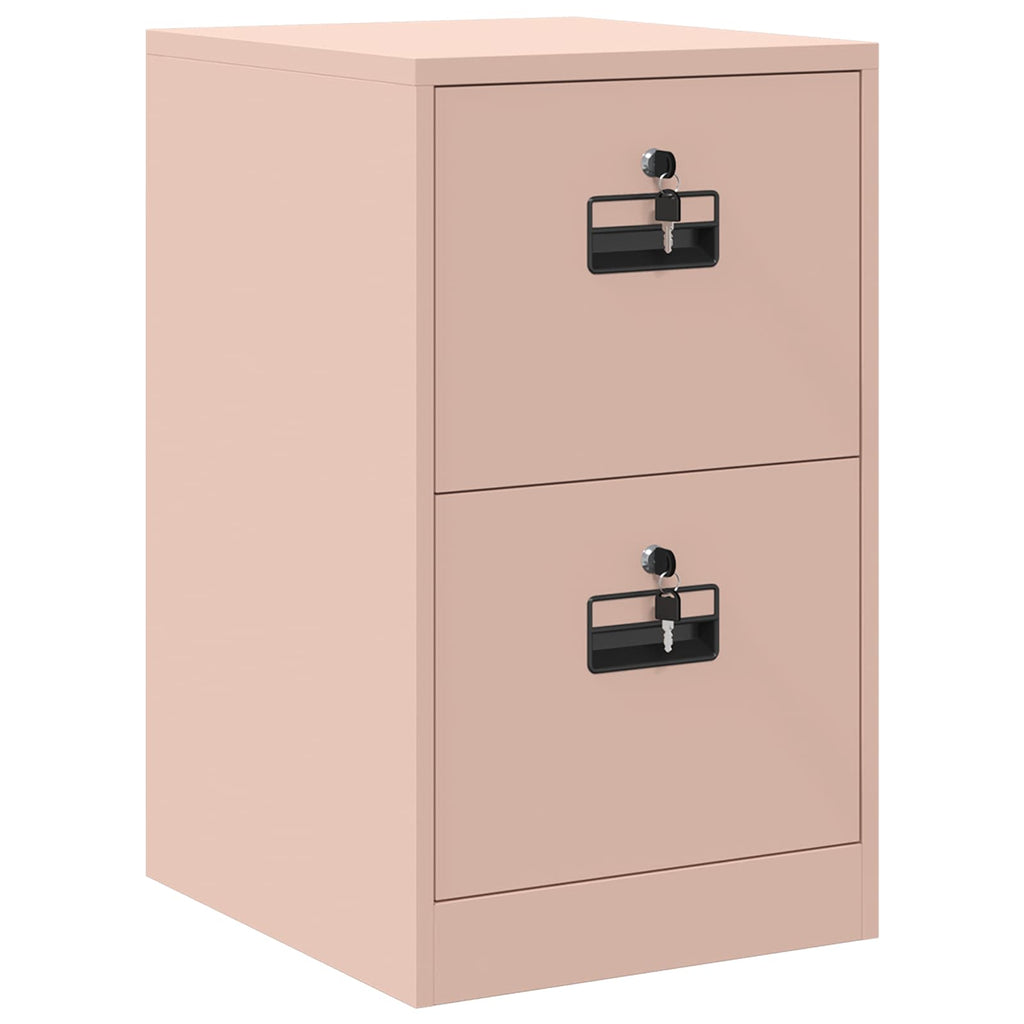 Aktenschrank Rosa 44 x 50 x 74,5 cm Kaltgewalzter Stahl