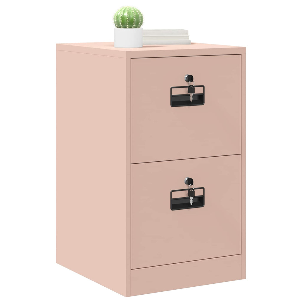Aktenschrank Rosa 44 x 50 x 74,5 cm Kaltgewalzter Stahl