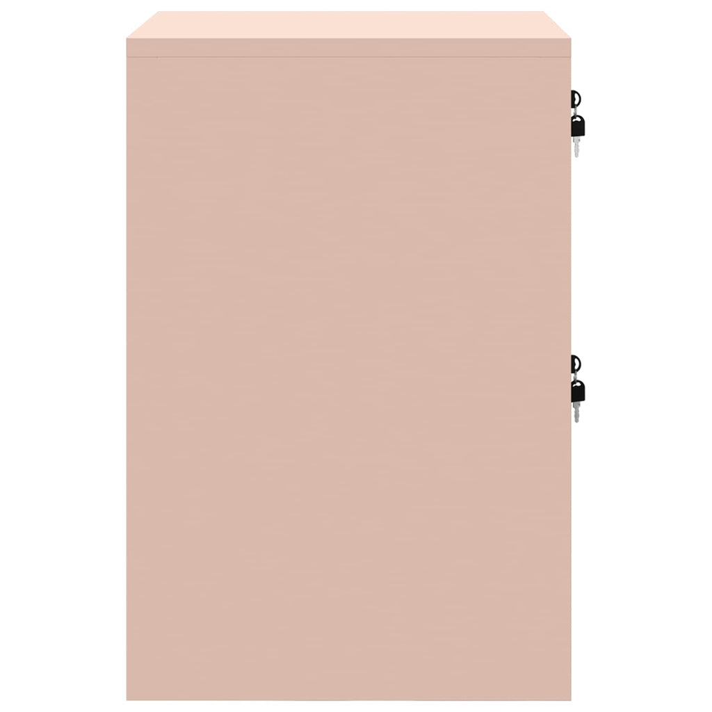 Aktenschrank Rosa 44 x 50 x 74,5 cm Kaltgewalzter Stahl