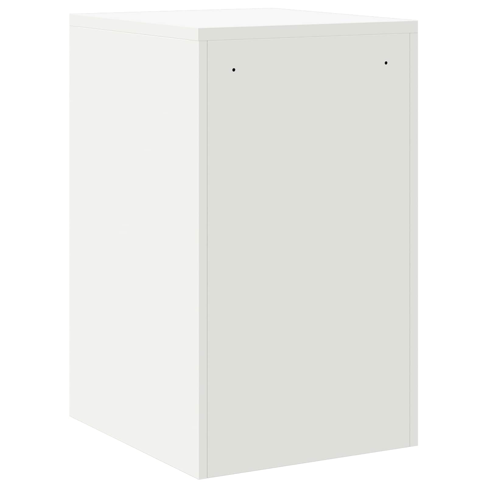 Aktenschrank Weiß 44 x 50 x 74,5 cm Kaltgewalzter Stahl