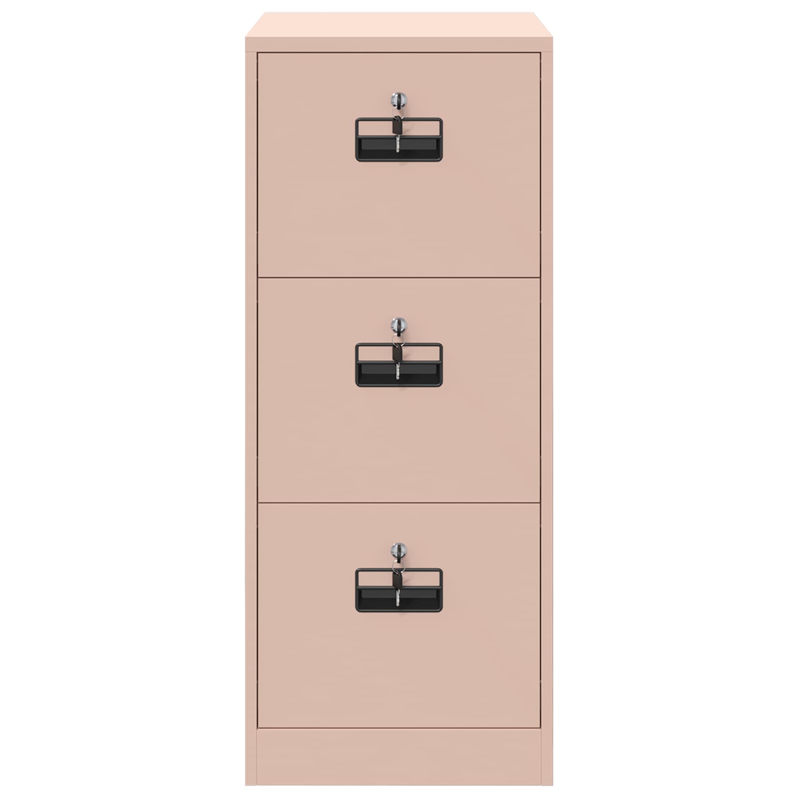 Aktenschrank Rosa 44 x 50 x 106,5 cm Kaltgewalzter Stahl