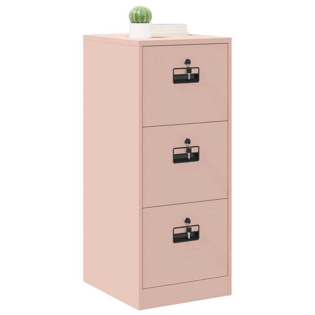 Aktenschrank Rosa 44 x 50 x 106,5 cm Kaltgewalzter Stahl