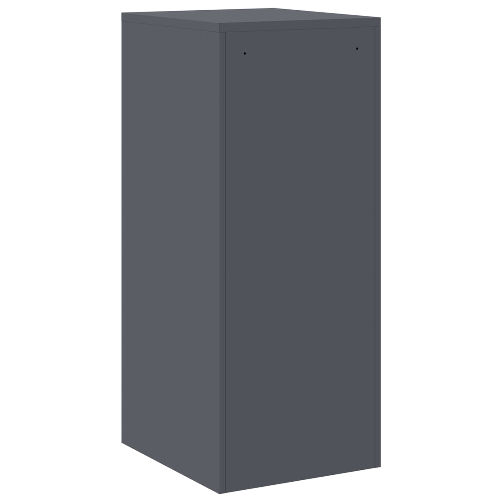 Aktenschrank Anthrazit 44 x 50 x 106,5 cm Kaltgewalzter Stahl