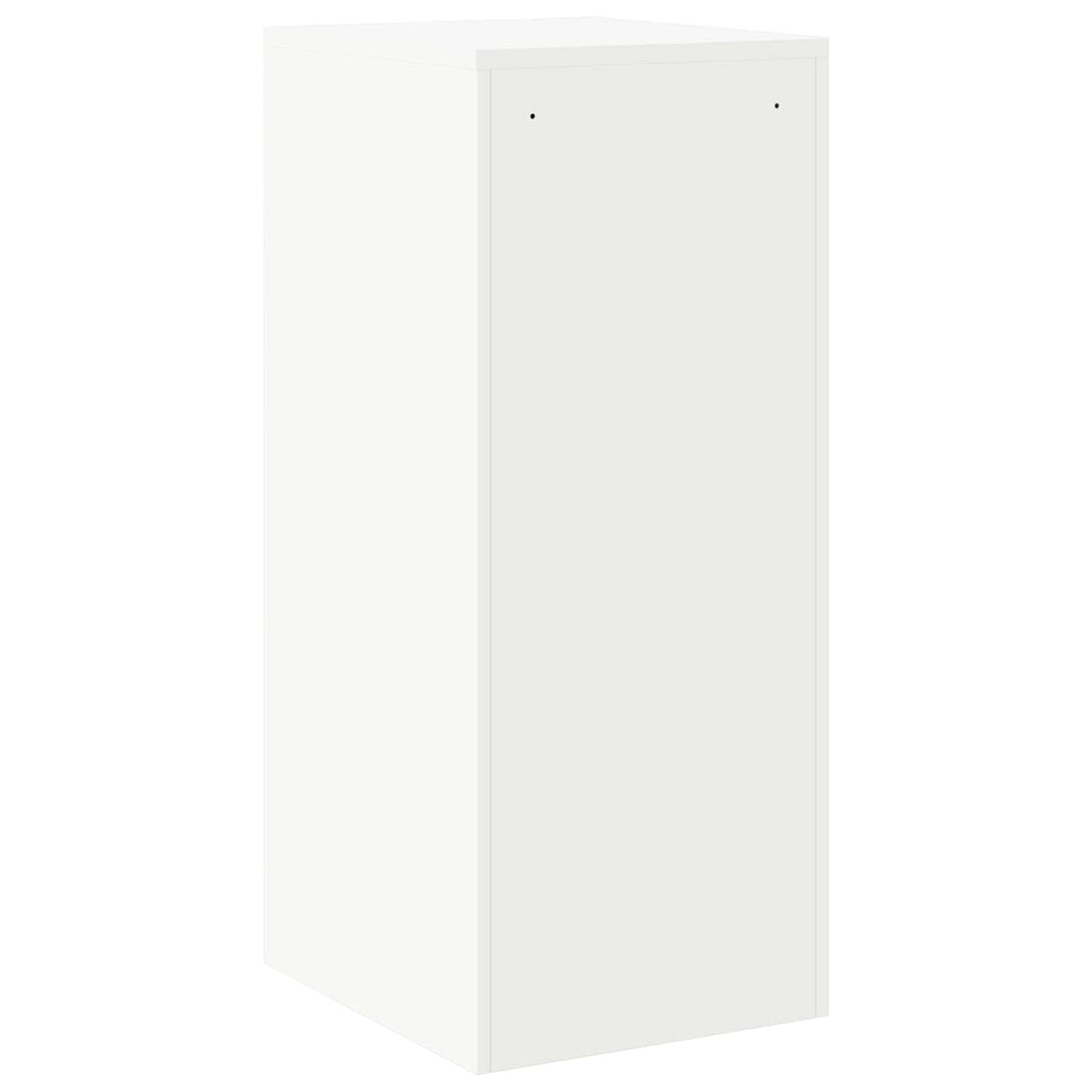 Aktenschrank Weiß 44 x 50 x 106,5 cm Kaltgewalzter Stahl