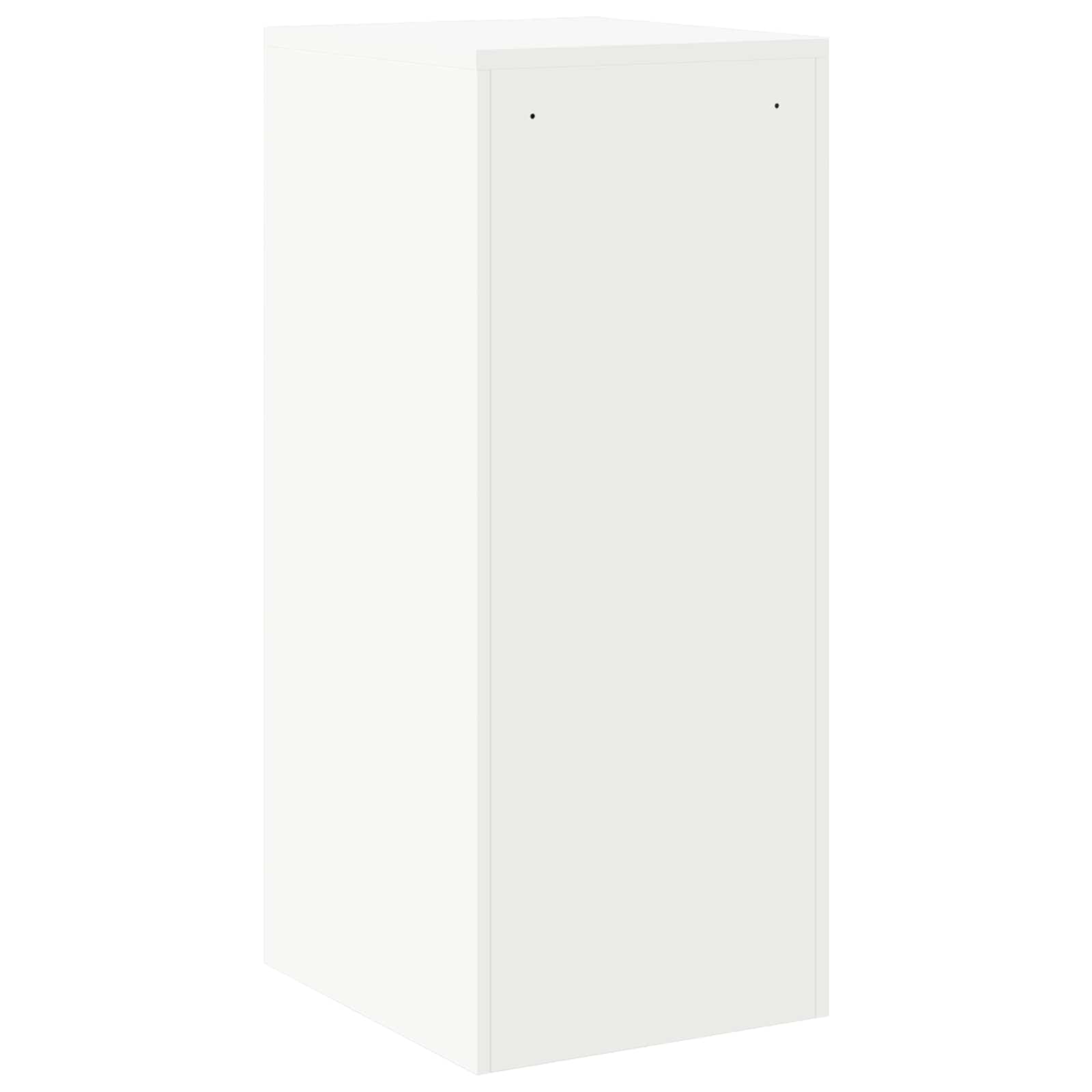 Aktenschrank Weiß 44 x 50 x 106,5 cm Kaltgewalzter Stahl