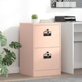 Aktenschrank Rosa 45,5 x 42 x 74,5 cm Kaltgewalzter Stahl