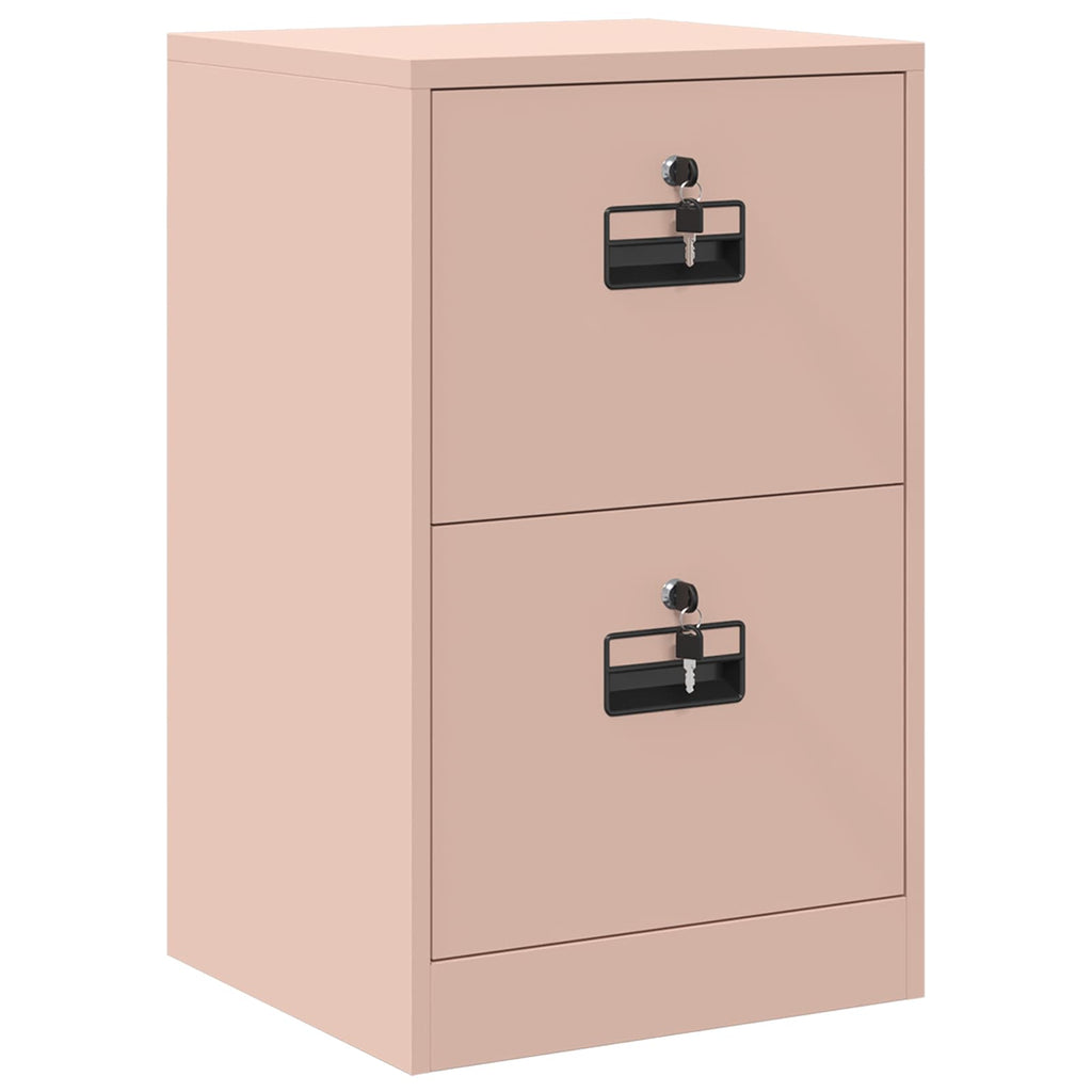Aktenschrank Rosa 45,5 x 42 x 74,5 cm Kaltgewalzter Stahl