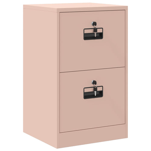 Aktenschrank Rosa 45,5 x 42 x 74,5 cm Kaltgewalzter Stahl