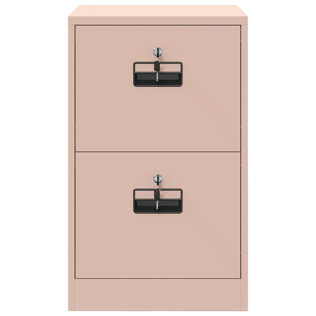 Aktenschrank Rosa 45,5 x 42 x 74,5 cm Kaltgewalzter Stahl