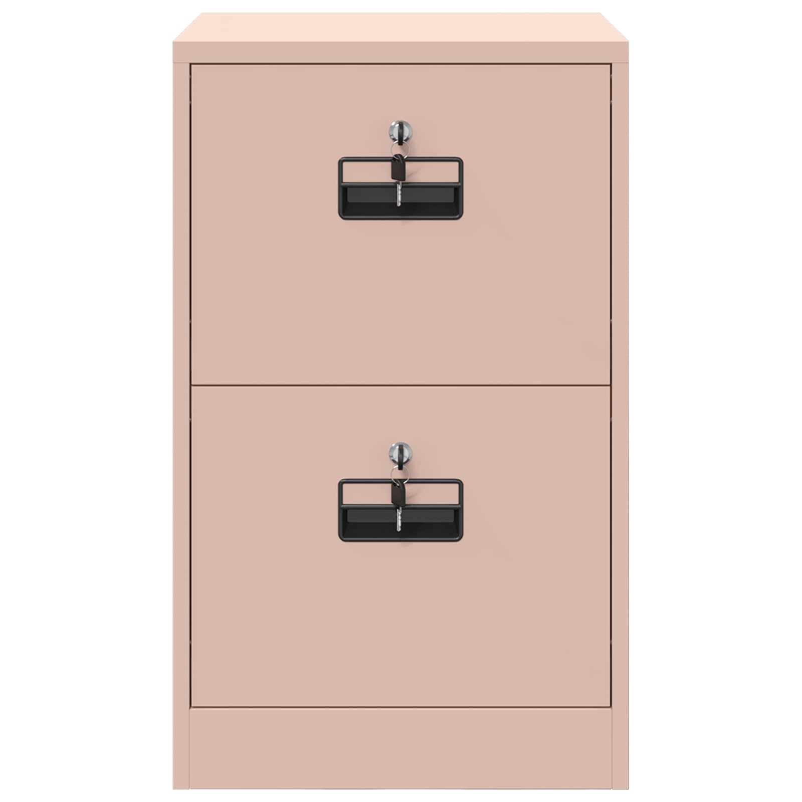 Aktenschrank Rosa 45,5 x 42 x 74,5 cm Kaltgewalzter Stahl