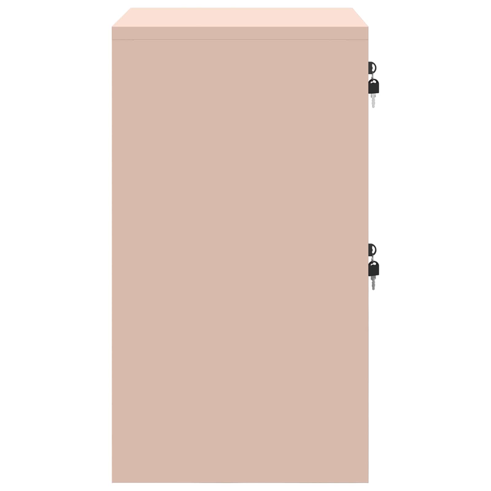 Aktenschrank Rosa 45,5 x 42 x 74,5 cm Kaltgewalzter Stahl