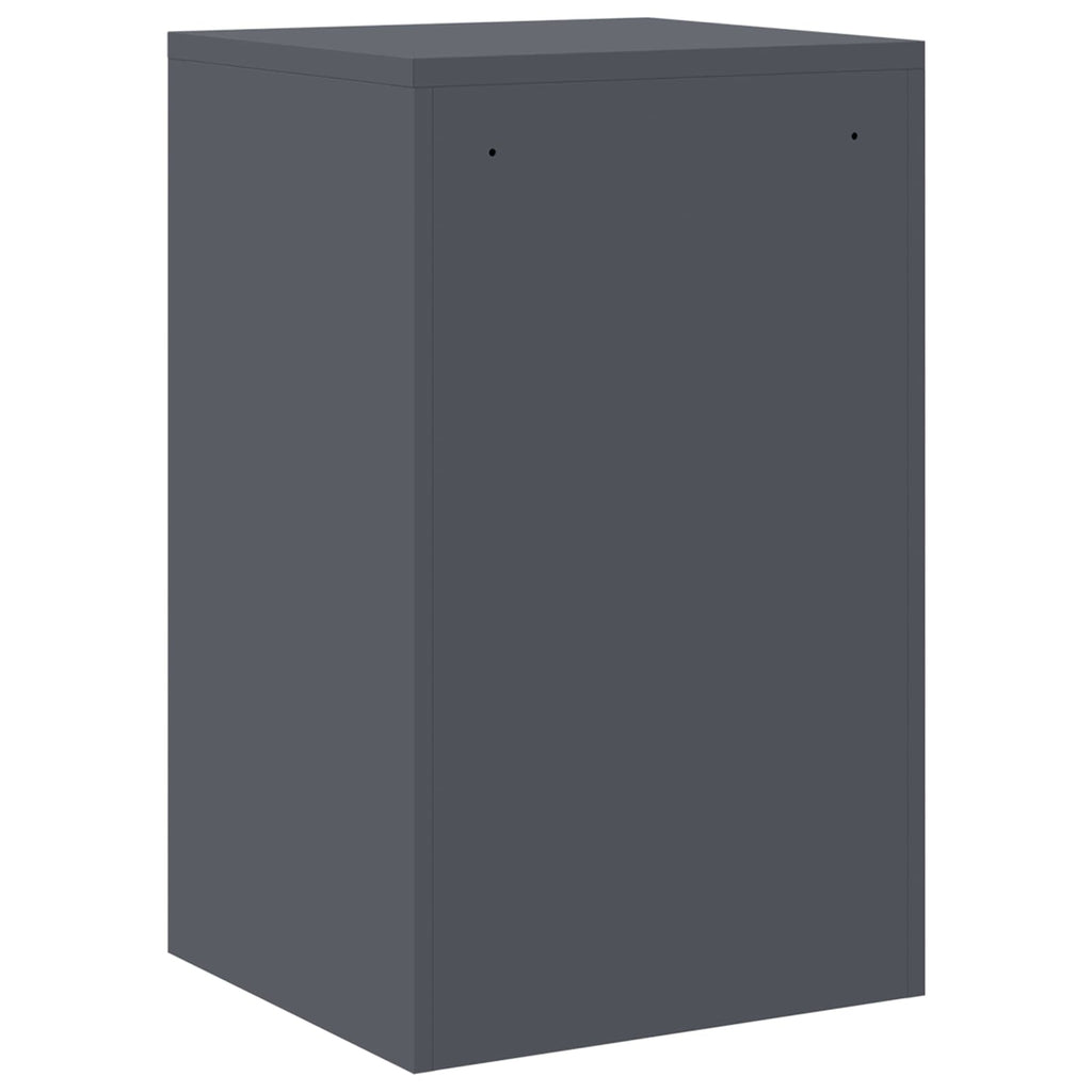 Aktenschrank Anthrazit 45,5 x 42 x 74,5 cm Kaltgewalzter Stahl