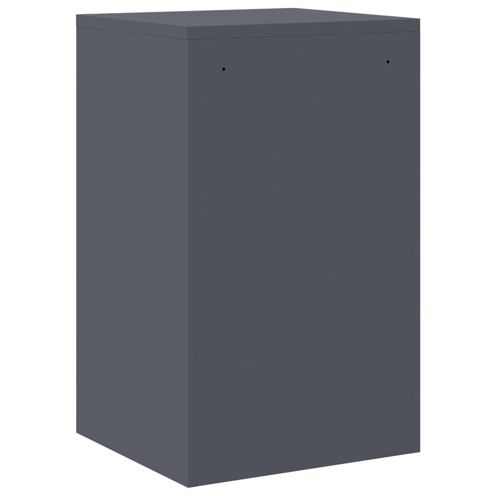 Aktenschrank Anthrazit 45,5 x 42 x 74,5 cm Kaltgewalzter Stahl