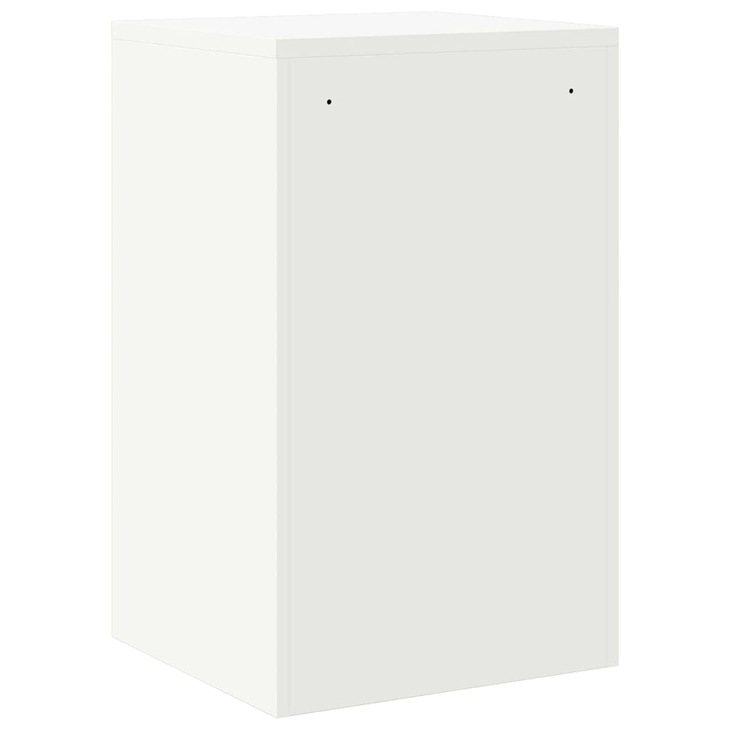 Aktenschrank Weiß 45,5 x 42 x 74,5 cm Kaltgewalzter Stahl