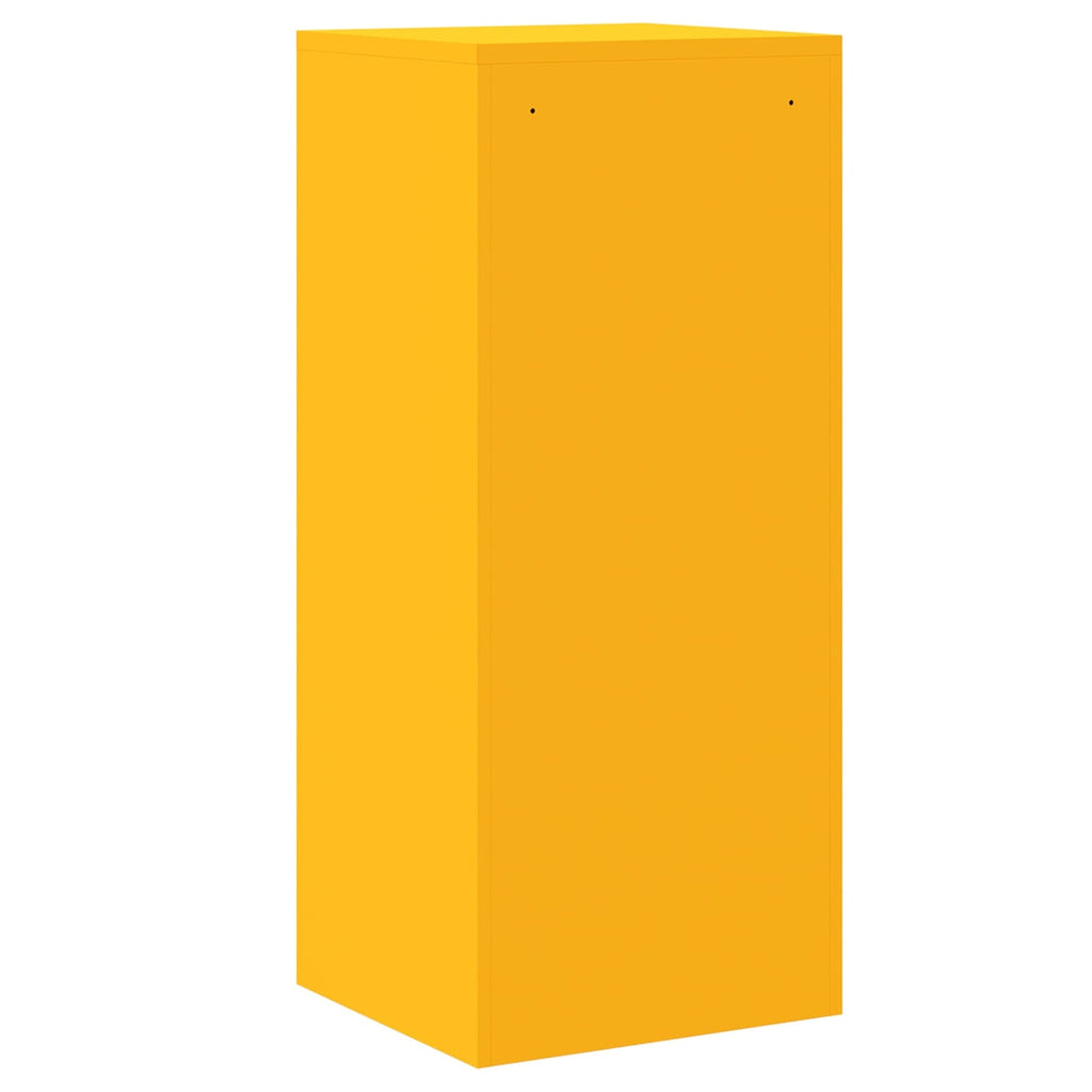 Aktenschrank Senfgelb 45,5 x 42 x 106,5 cm Kaltgewalzter Stahl
