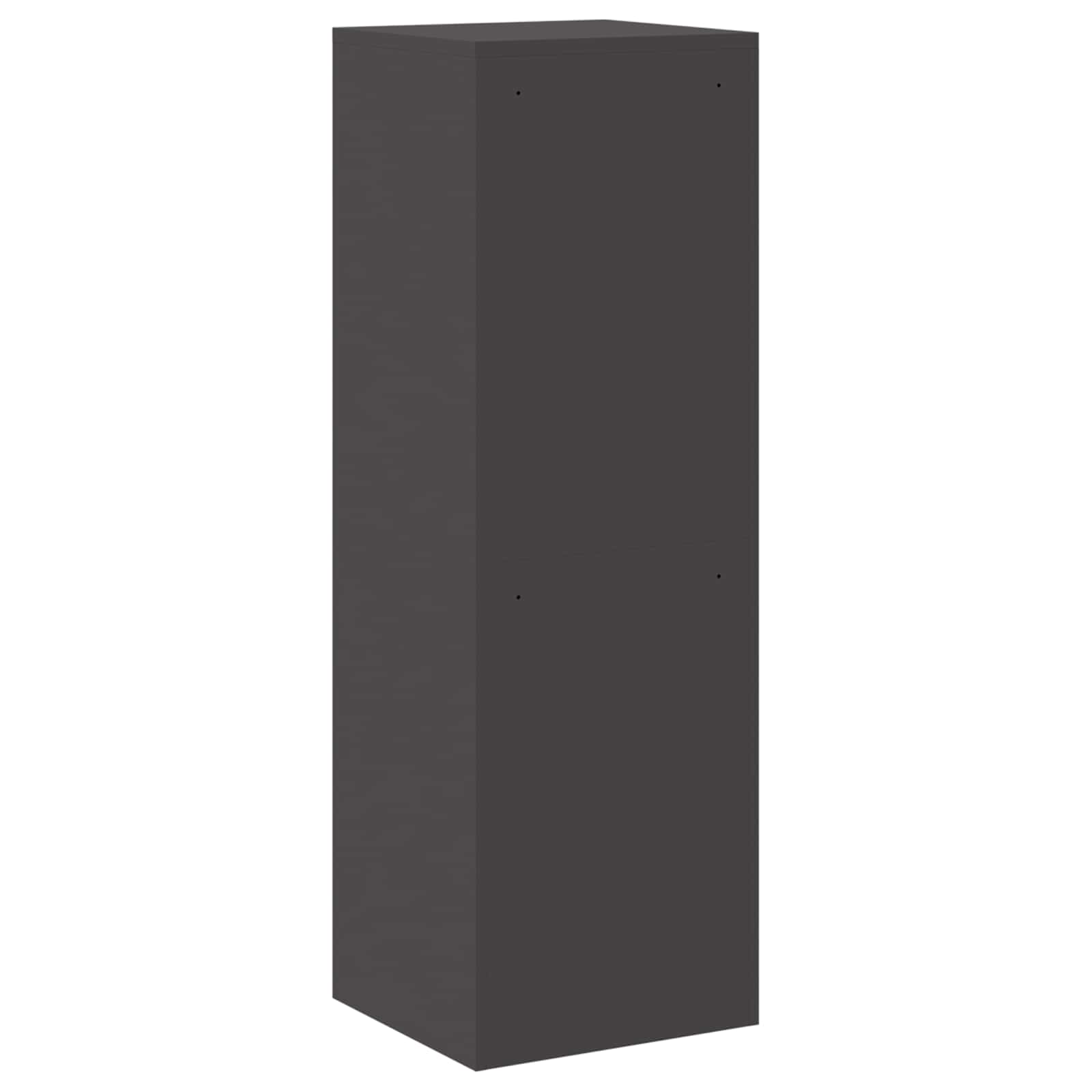 Aktenschrank Schwarz 45,5 x 42 x 139 cm Kaltgewalzter Stahl
