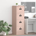 Aktenschrank Rosa 45,5 x 42 x 139 cm Kaltgewalzter Stahl