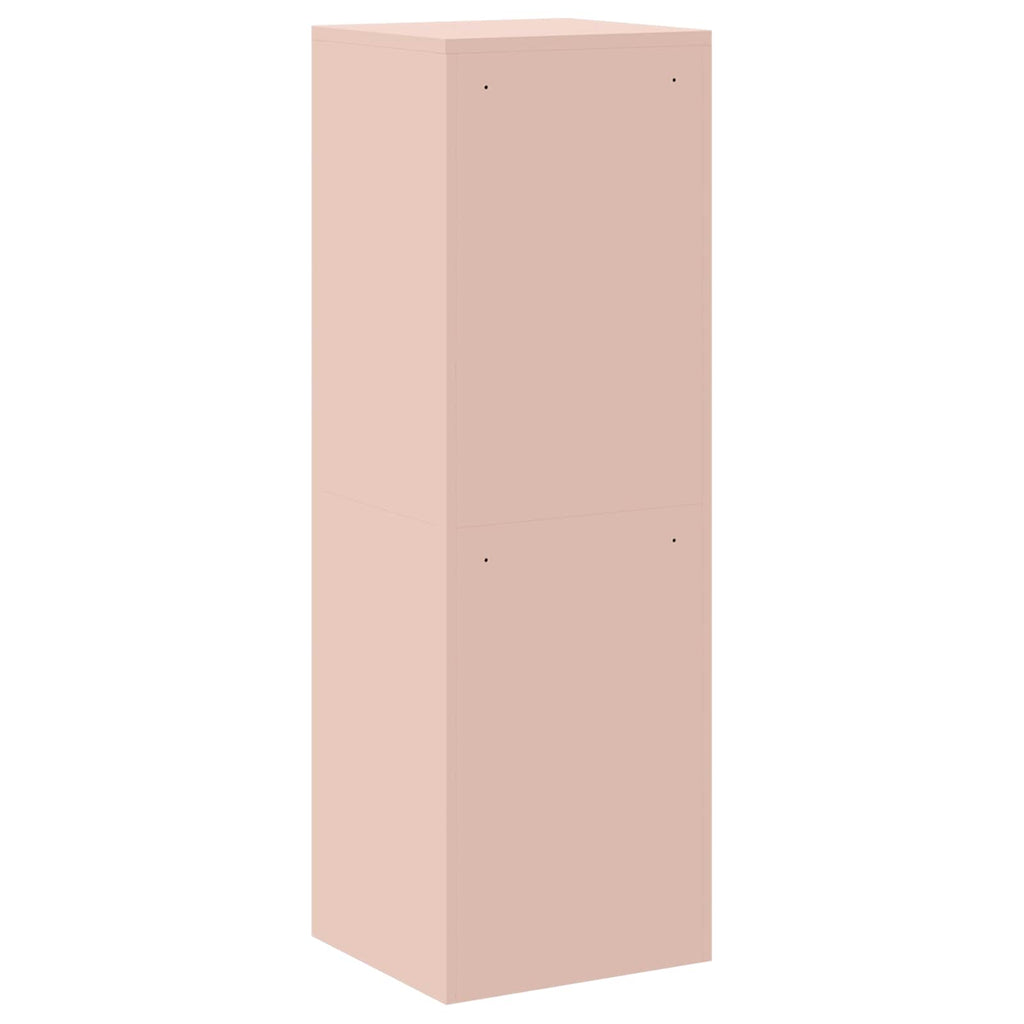 Aktenschrank Rosa 45,5 x 42 x 139 cm Kaltgewalzter Stahl