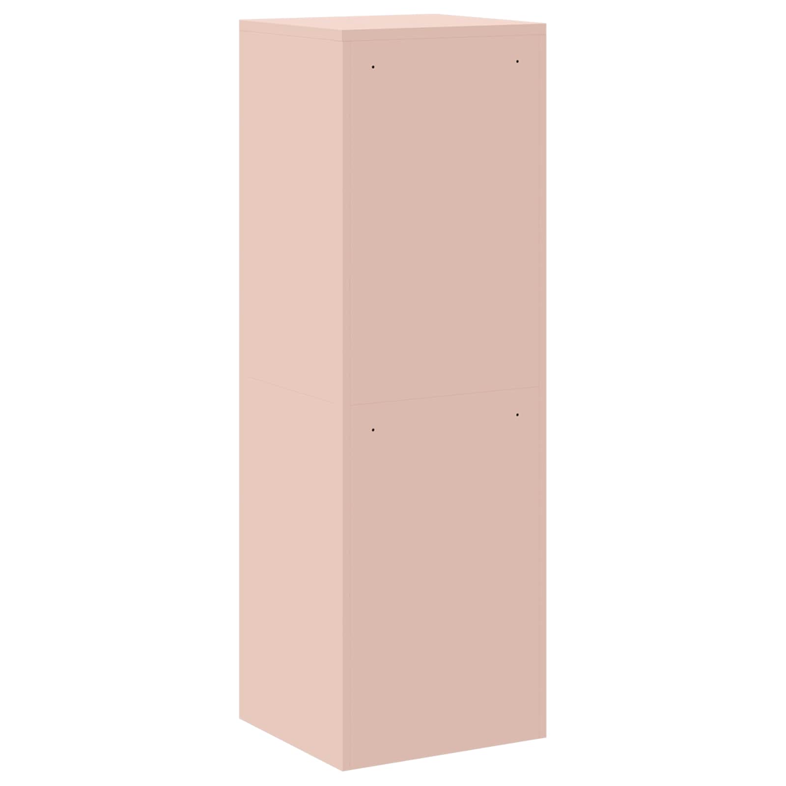Aktenschrank Rosa 45,5 x 42 x 139 cm Kaltgewalzter Stahl