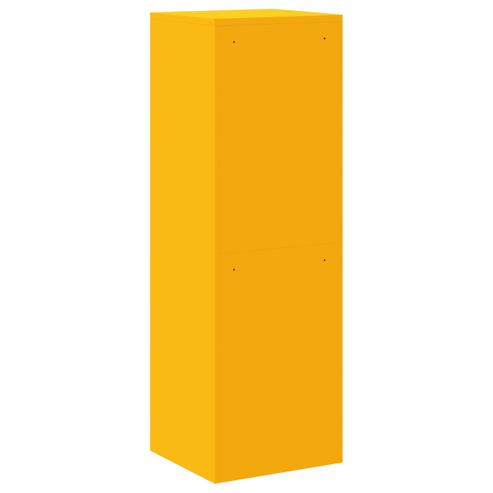 Aktenschrank Senfgelb 45,5 x 42 x 139 cm Kaltgewalzter Stahl