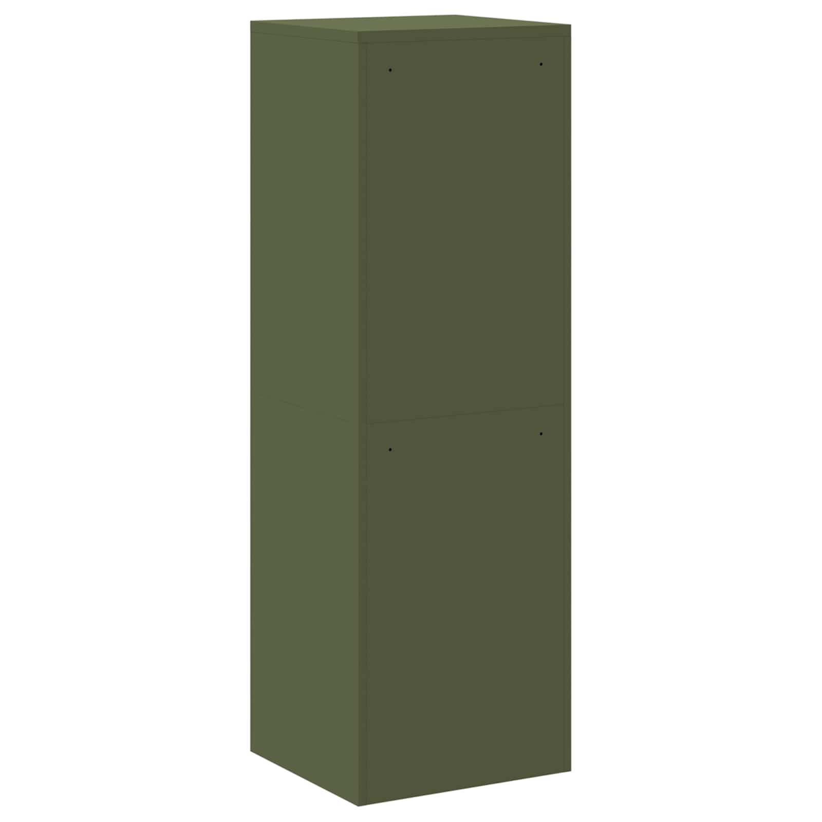Aktenschrank Olive Grün 45,5 x 42 x 139 cm Kaltgewalzter Stahl