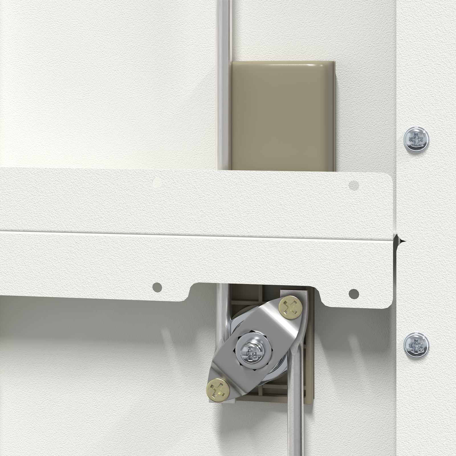 Aktenschrank Weiß 45,5 x 42 x 139 cm Kaltgewalzter Stahl