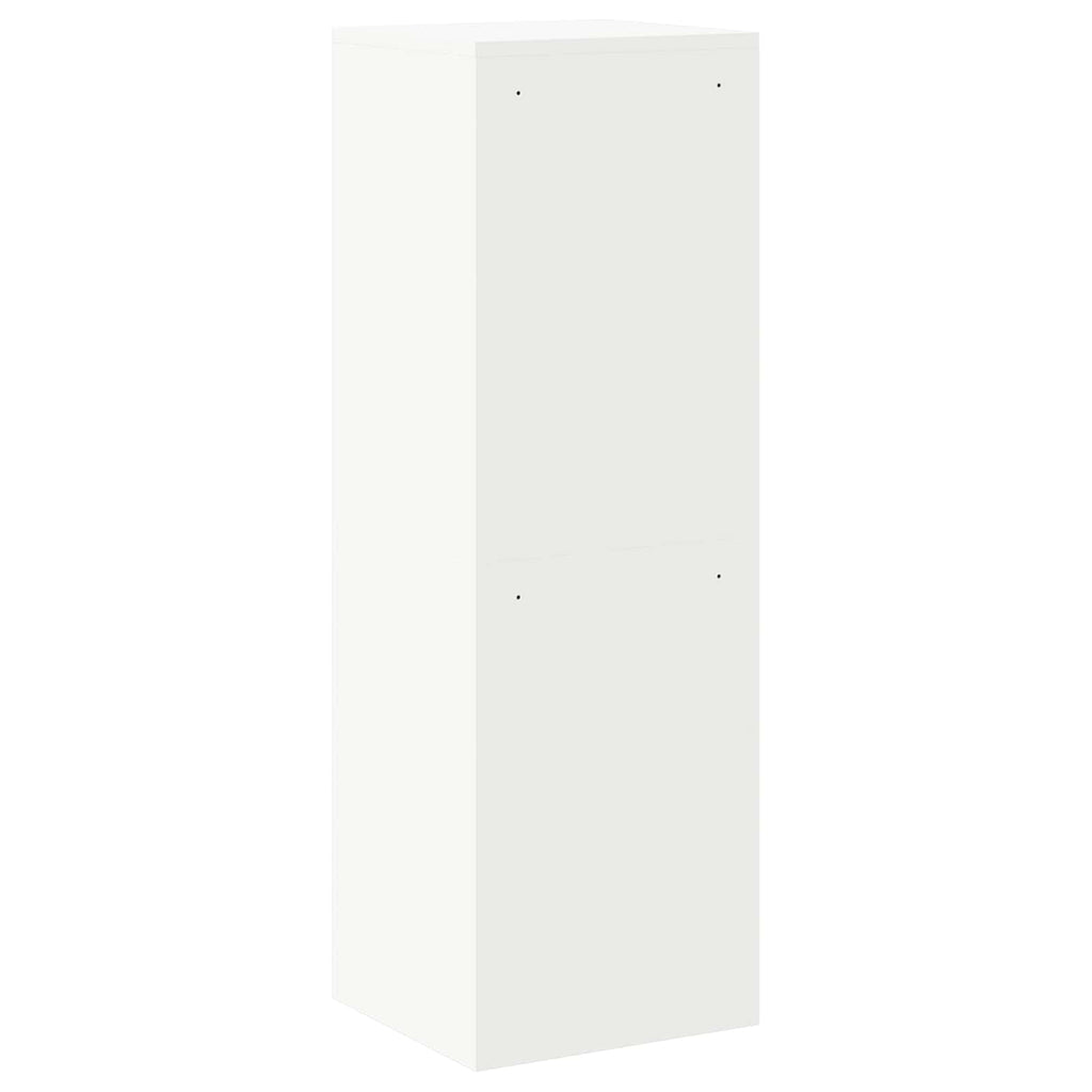 Aktenschrank Weiß 45,5 x 42 x 139 cm Kaltgewalzter Stahl