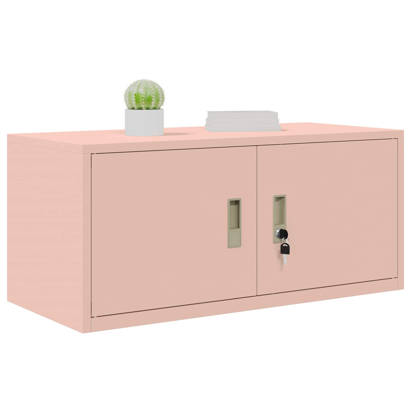 Aufbewahrungsschrank Rosa 90 x 40 x 40 cm Stahl
