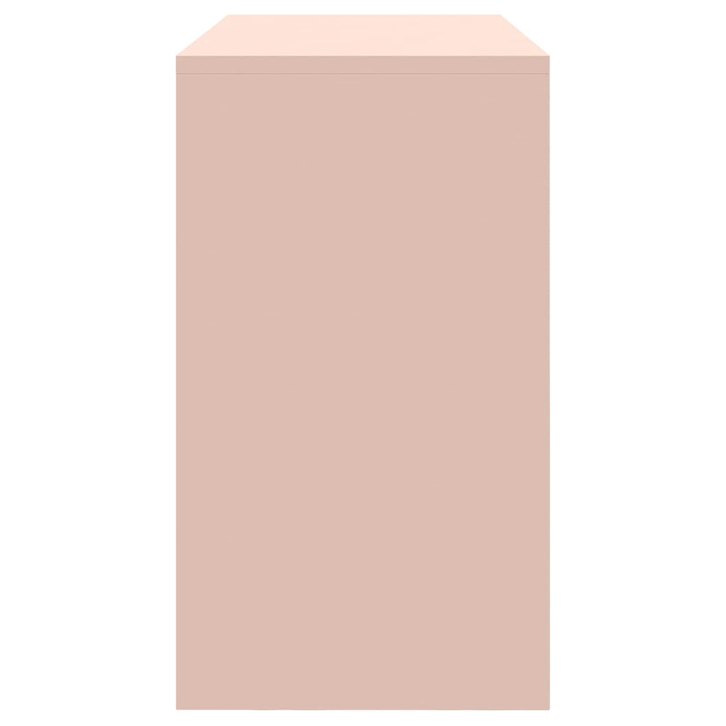 Aufbewahrungsschrank Rosa 90 x 40 x 70 cm Stahl