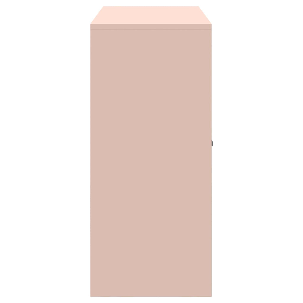 Aufbewahrungsschrank Rosa 90 x 40 x 90 cm Stahl