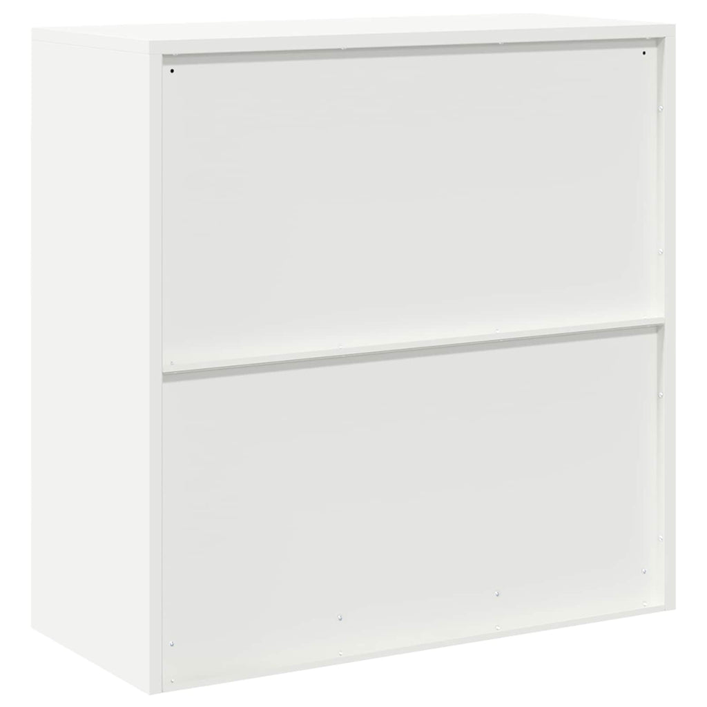 Aufbewahrungsschrank Weiß 90 x 40 x 90 cm Stahl