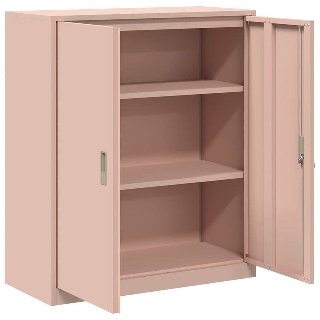 Aufbewahrungsschrank Rosa 90 x 40 x 105 cm Stahl
