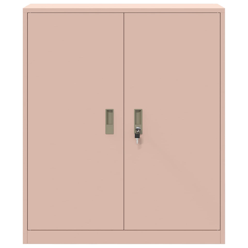 Aufbewahrungsschrank Rosa 90 x 40 x 105 cm Stahl