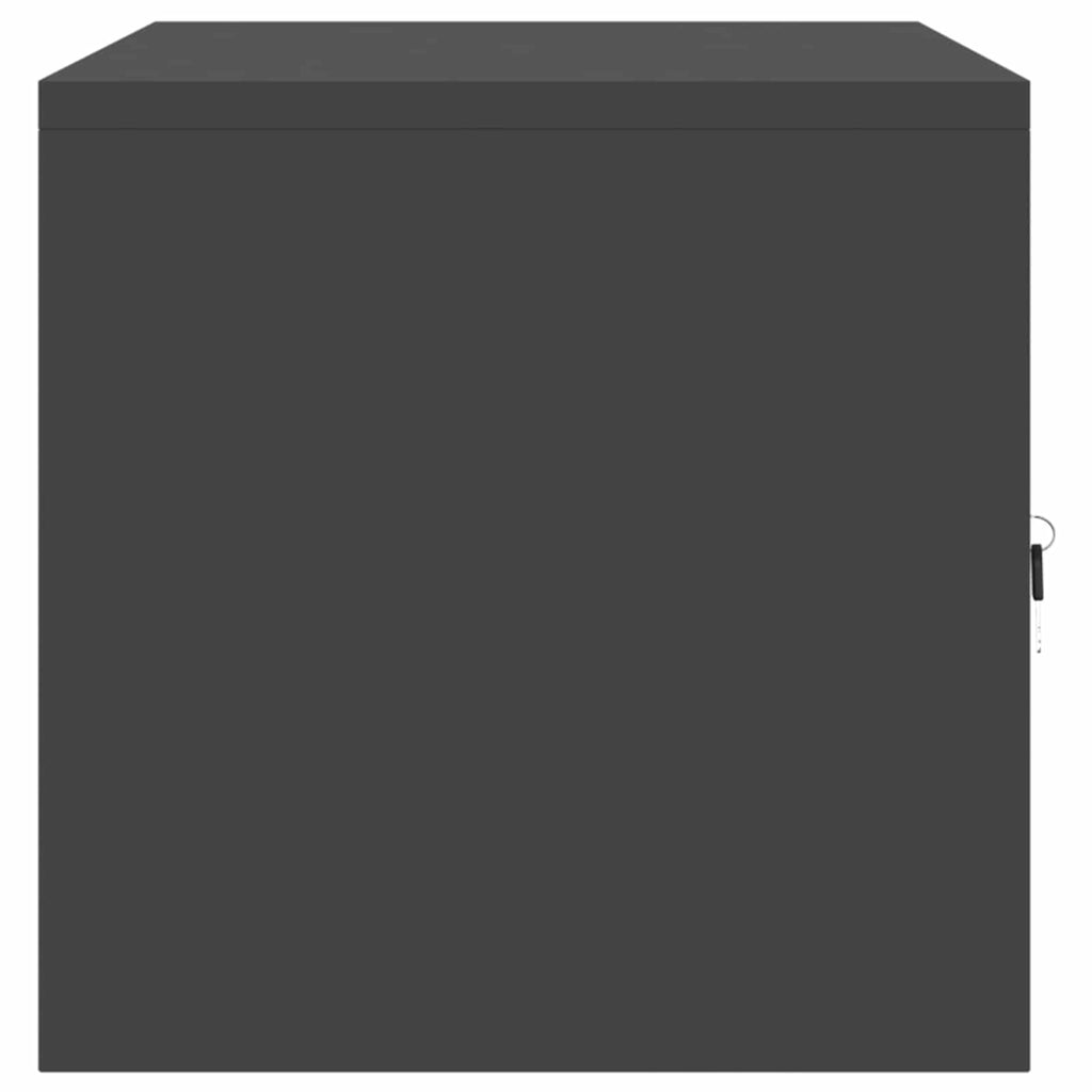 Aufbewahrungsschrank Schwarz 80 x 40 x 40 cm Stahl