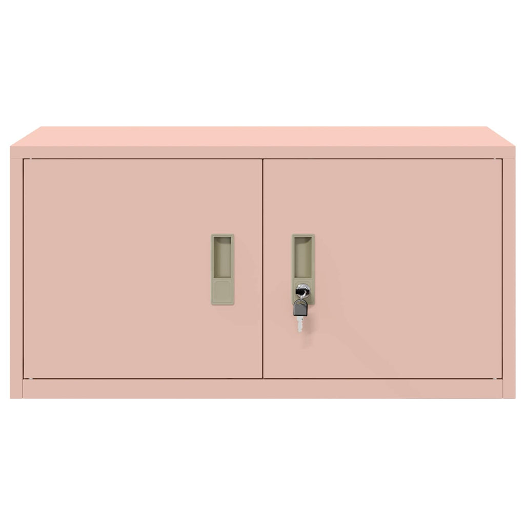 Aufbewahrungsschrank Rosa 80 x 40 x 40 cm Stahl