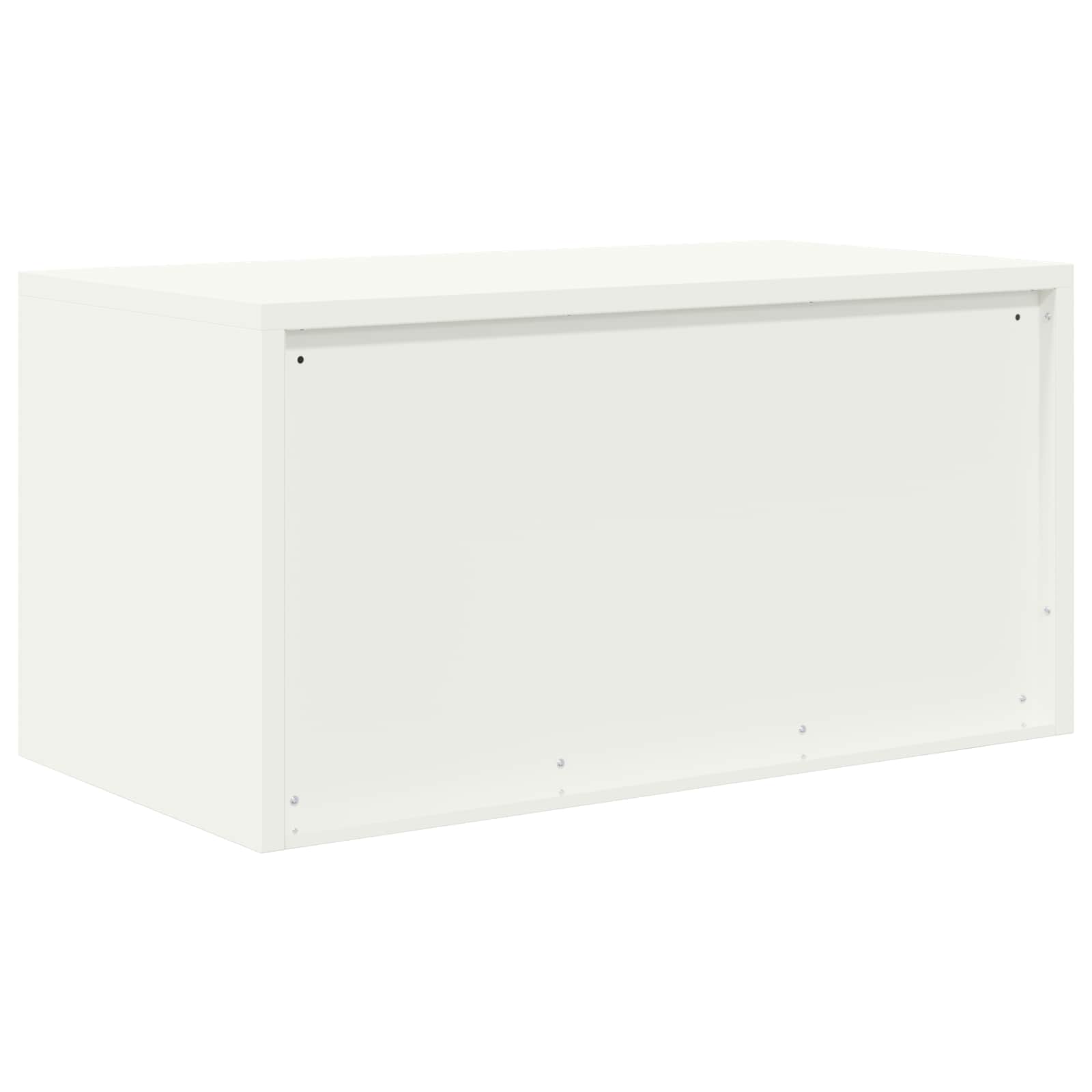 Aufbewahrungsschrank Weiß 80 x 40 x 40 cm Stahl