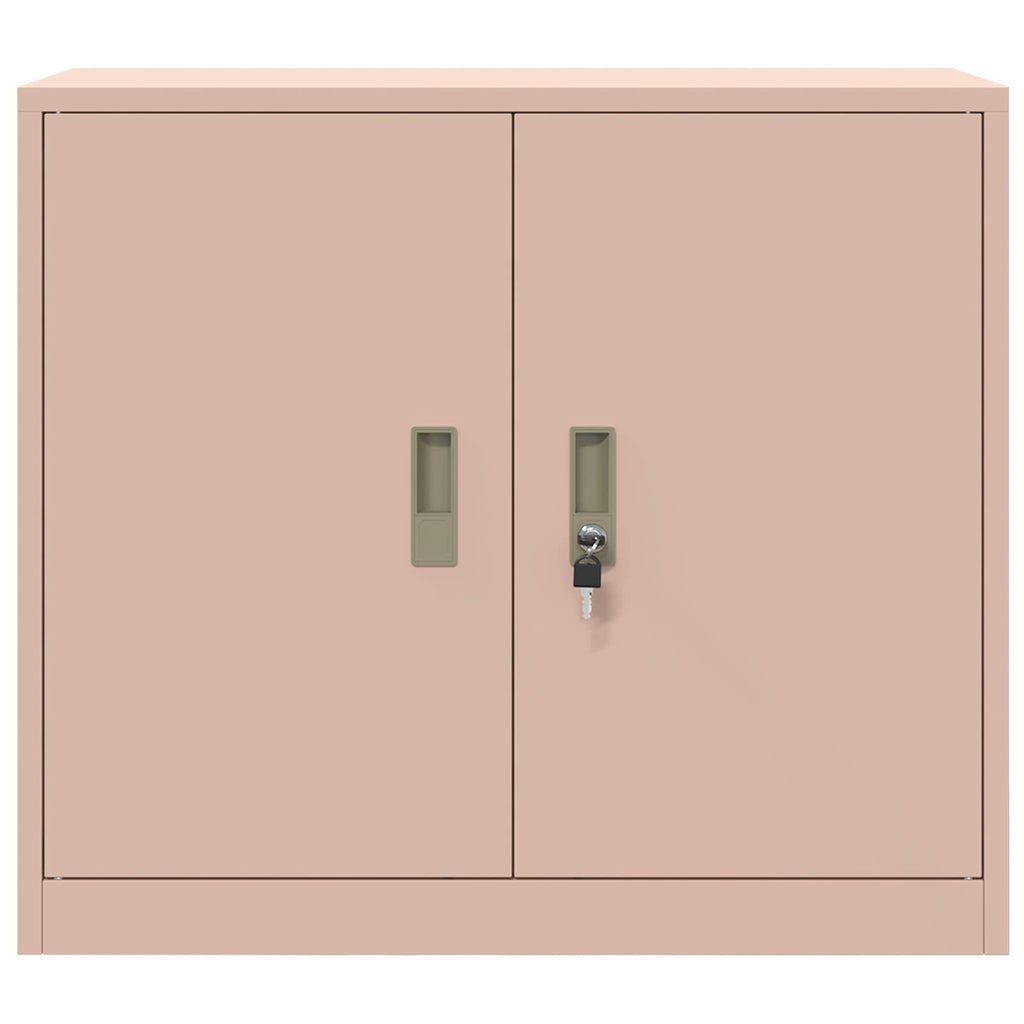 Aufbewahrungsschrank Rosa 80 x 40 x 70 cm Stahl