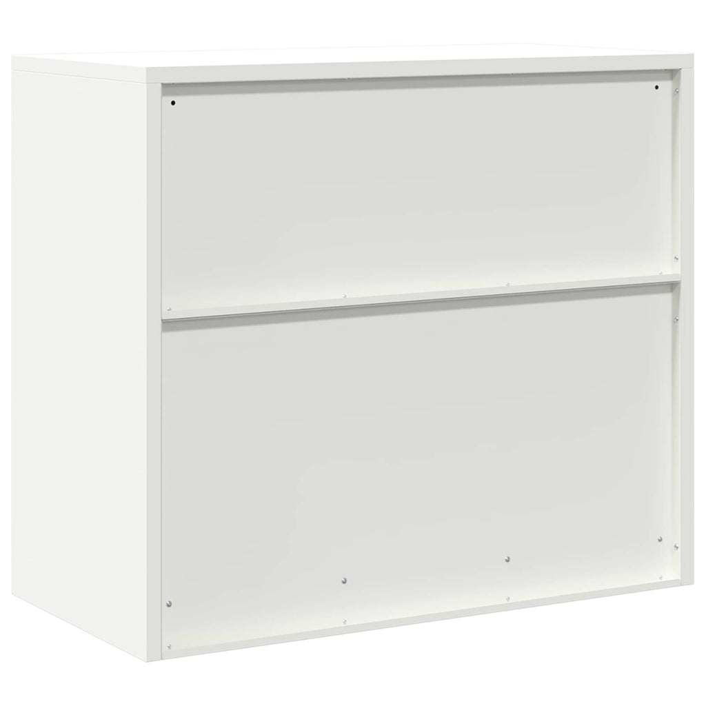Aufbewahrungsschrank Weiß 80 x 40 x 70 cm Stahl