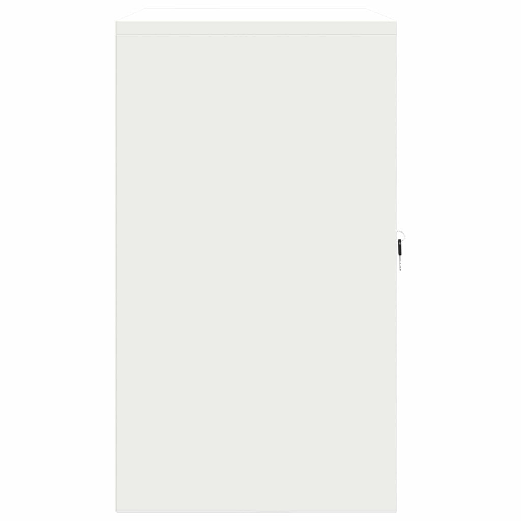 Aufbewahrungsschrank Weiß 80 x 40 x 70 cm Stahl