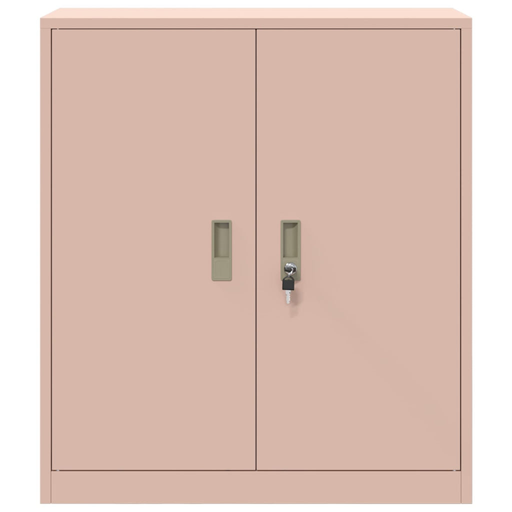Aufbewahrungsschrank Rosa 80 x 40 x 90 cm Stahl