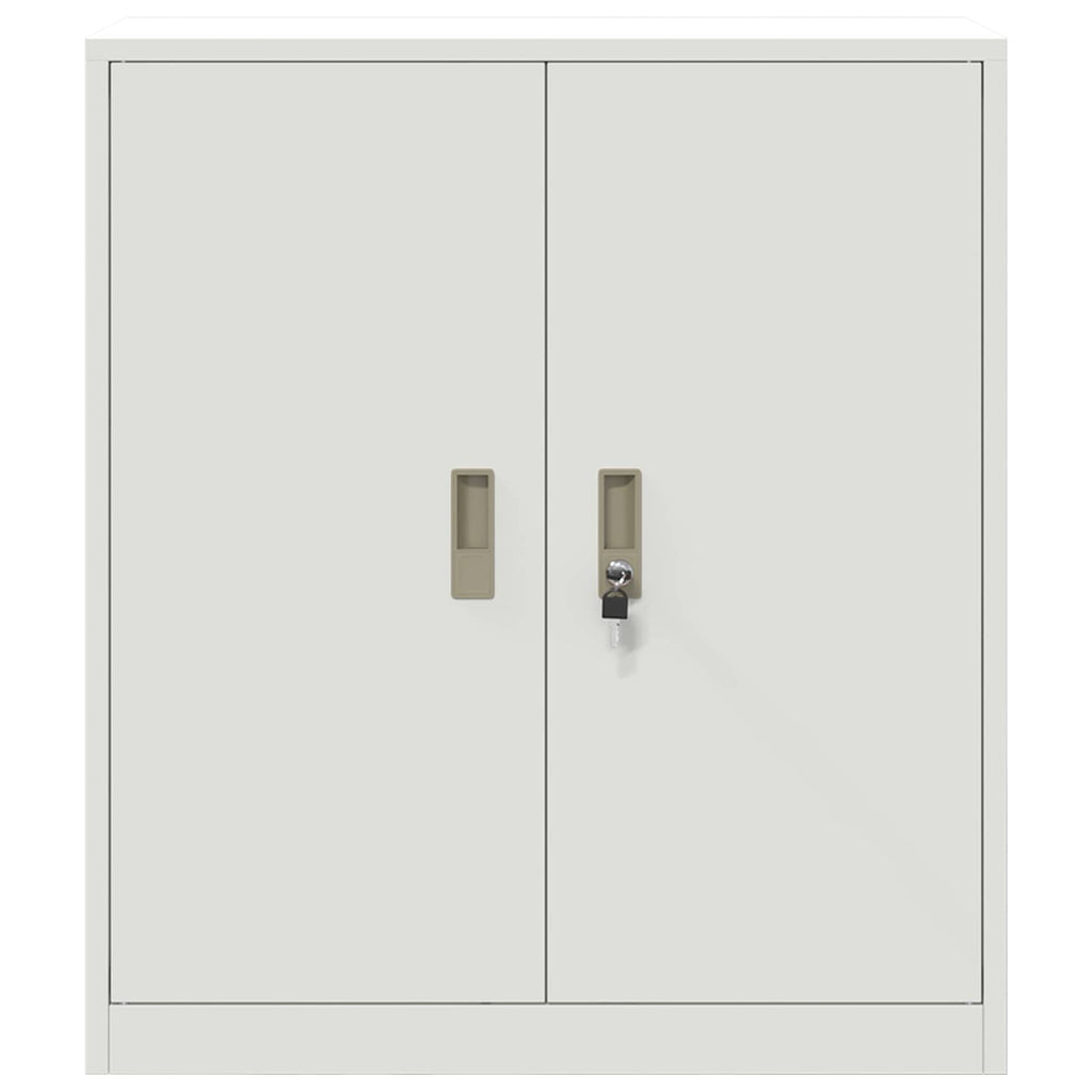 Aufbewahrungsschrank Weiß 80 x 40 x 90 cm Stahl