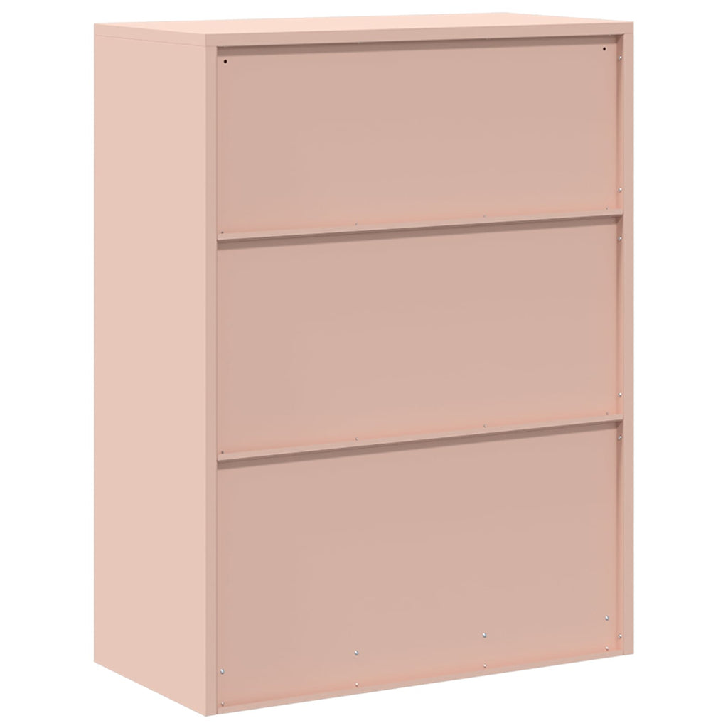 Aufbewahrungsschrank Rosa 80 x 40 x 105 cm Stahl