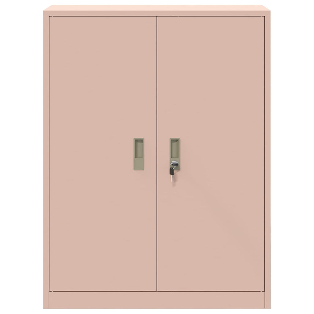 Aufbewahrungsschrank Rosa 80 x 40 x 105 cm Stahl