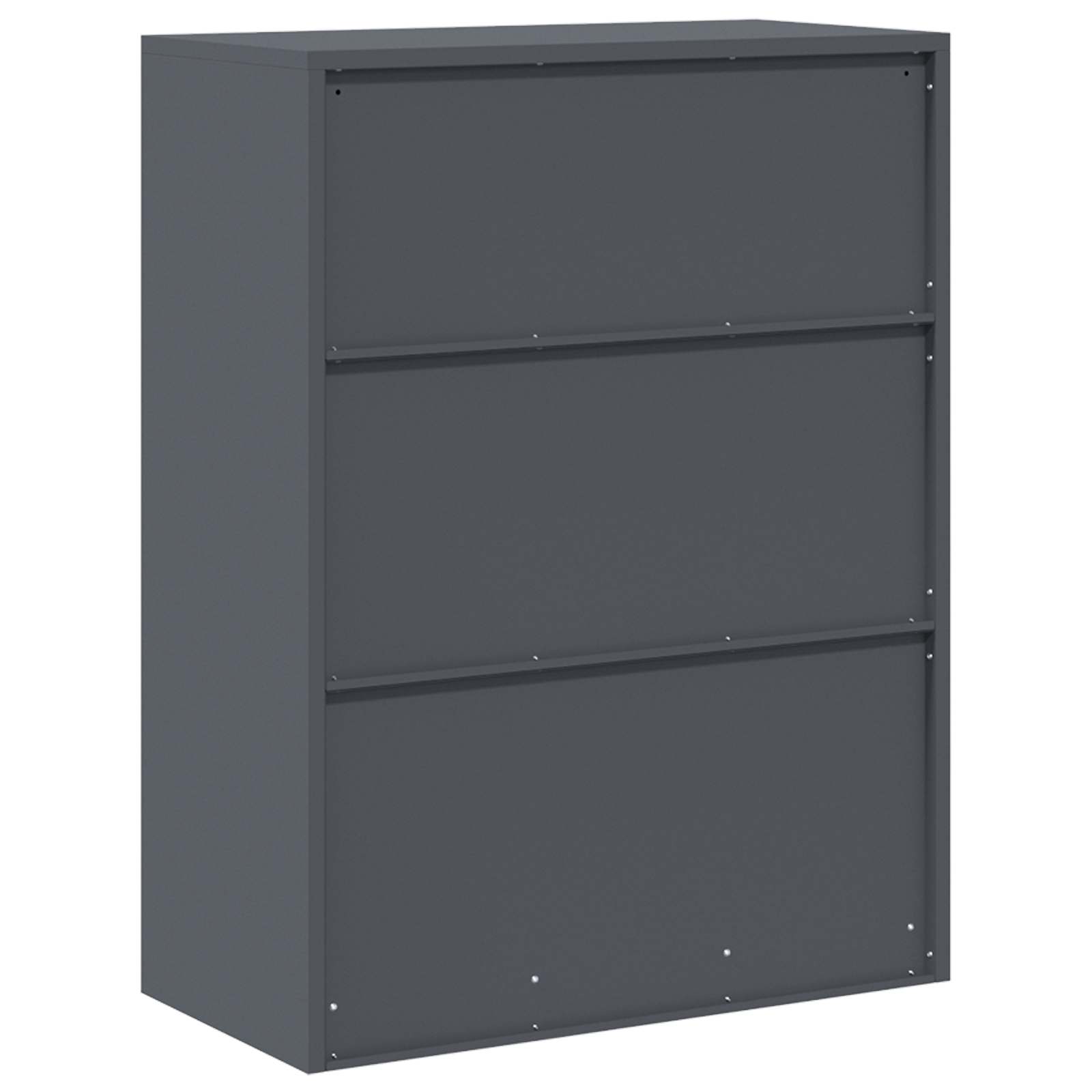 Aufbewahrungsschrank Anthrazit 80 x 40 x 105 cm Stahl