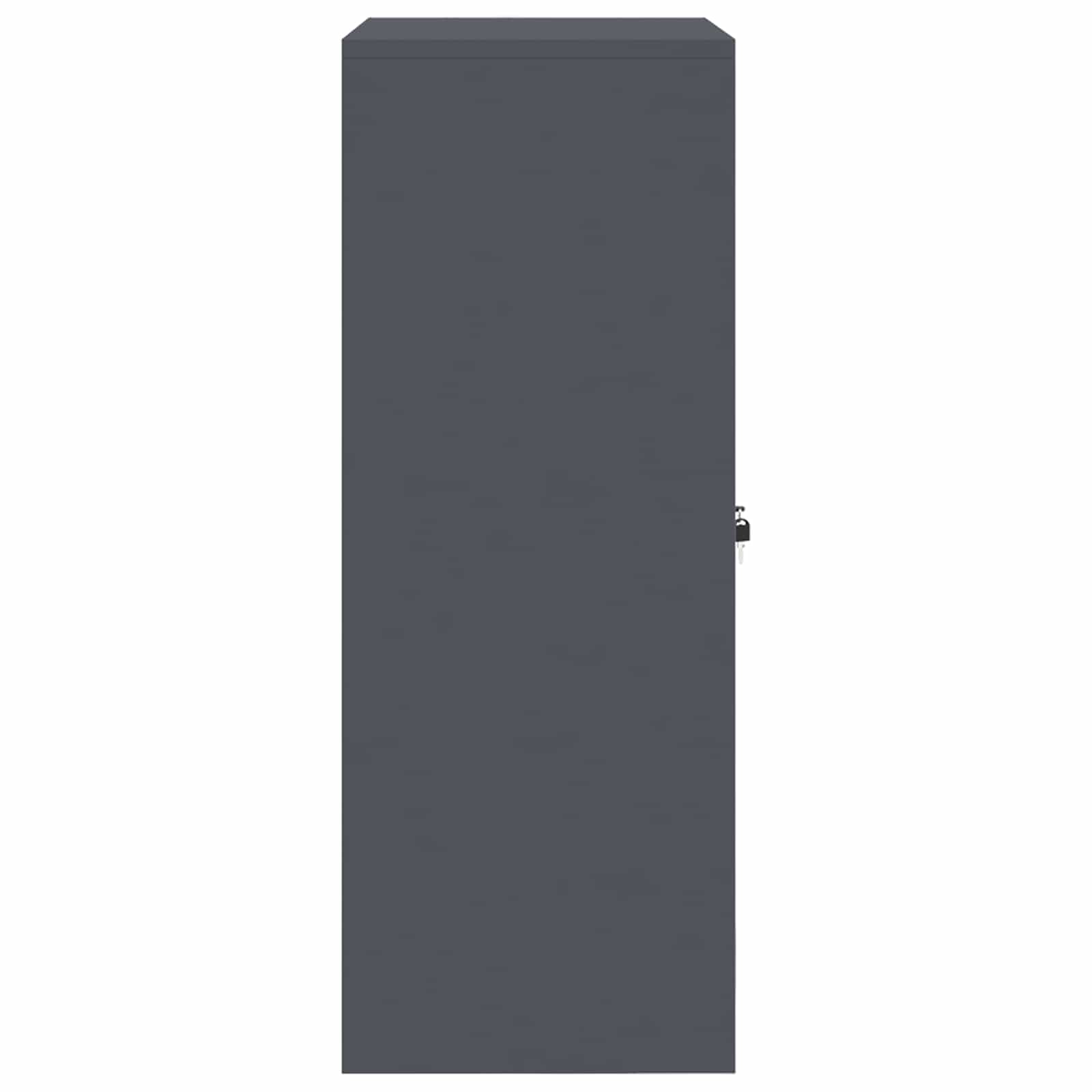 Aufbewahrungsschrank Anthrazit 80 x 40 x 105 cm Stahl