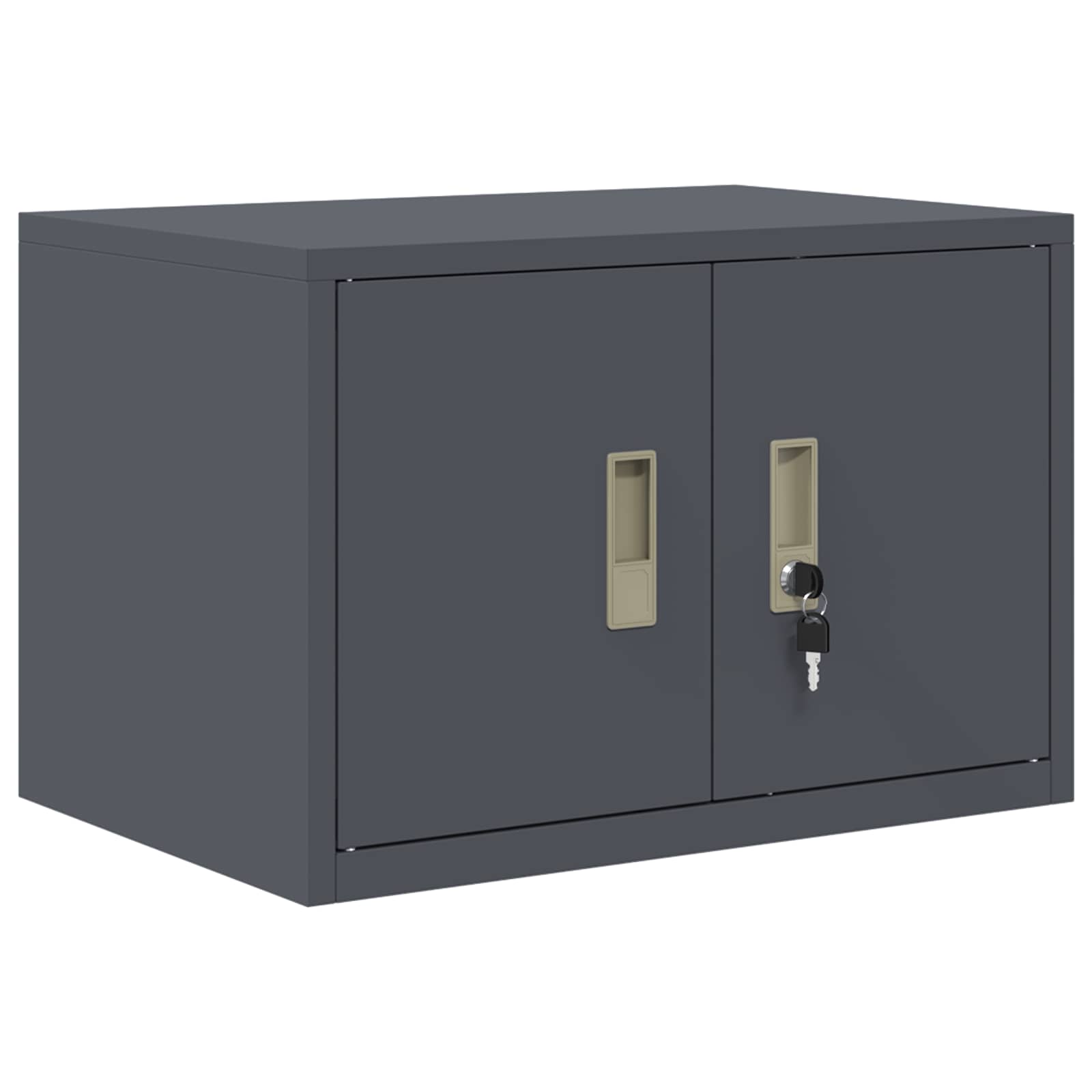 Aufbewahrungsschrank Anthrazit 60 x 40 x 40 cm Stahl