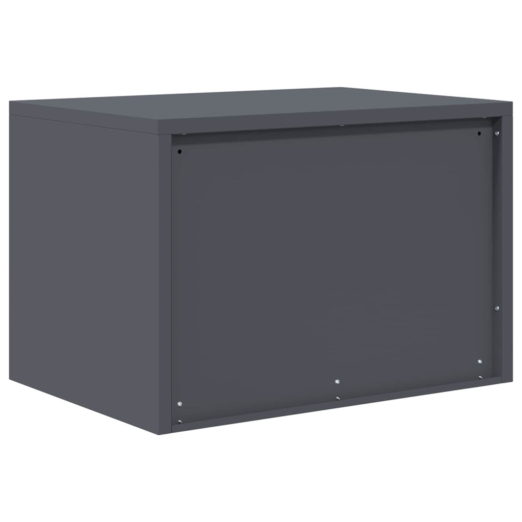 Aufbewahrungsschrank Anthrazit 60 x 40 x 40 cm Stahl