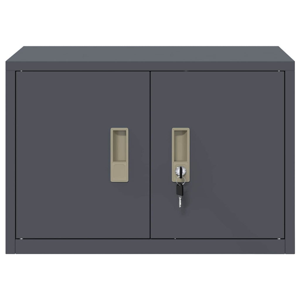 Aufbewahrungsschrank Anthrazit 60 x 40 x 40 cm Stahl