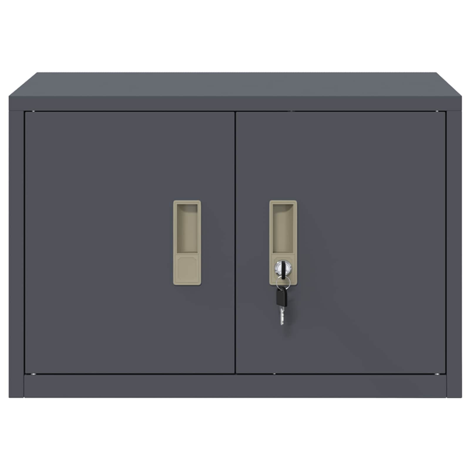 Aufbewahrungsschrank Anthrazit 60 x 40 x 40 cm Stahl