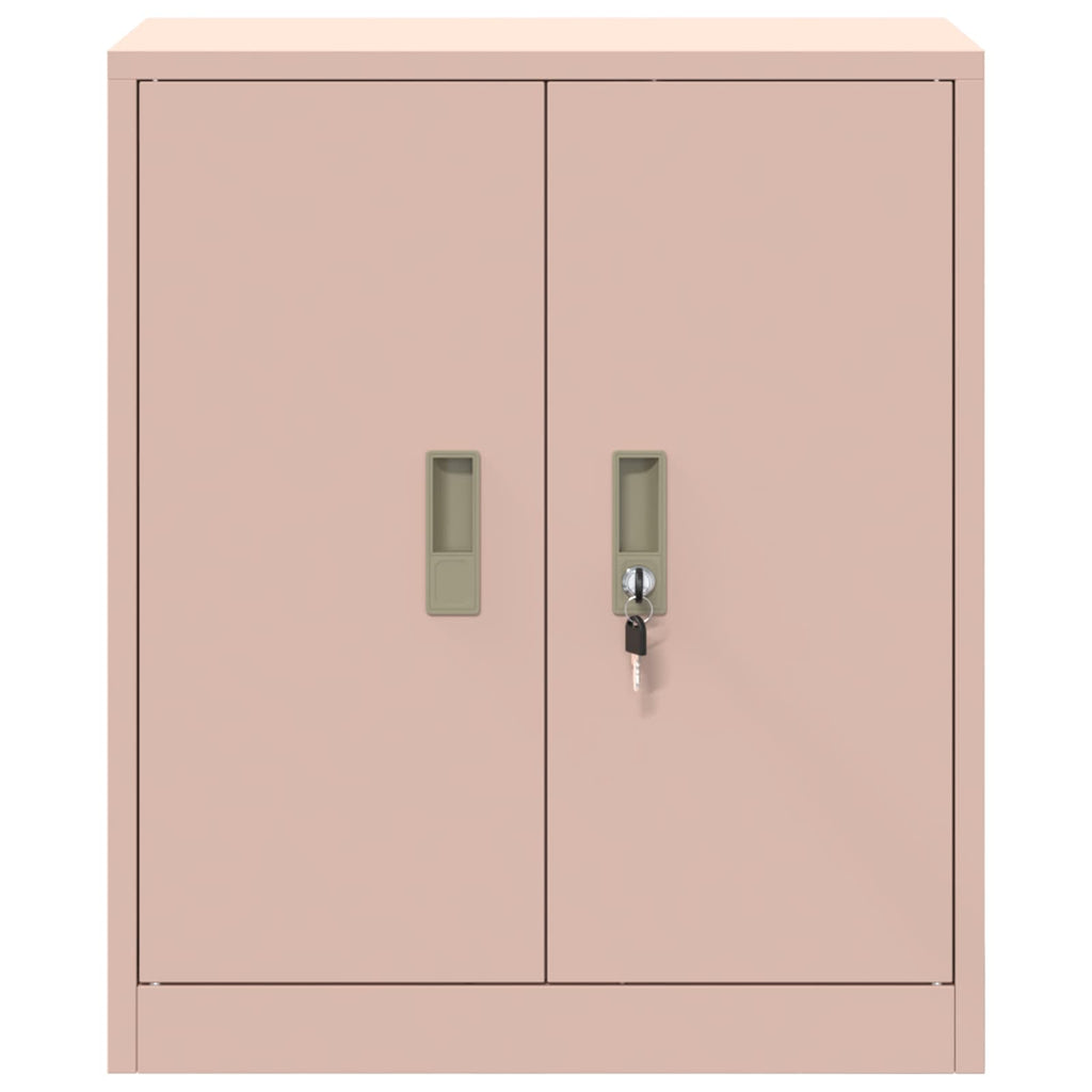 Aufbewahrungsschrank Rosa 60 x 40 x 70 cm Stahl